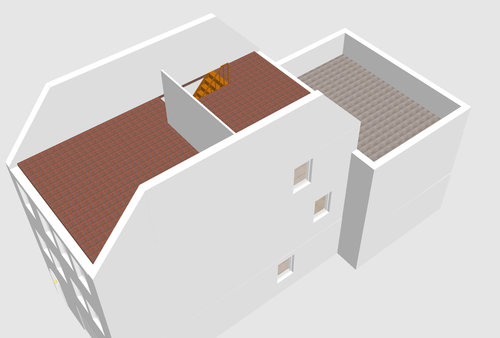 Grundriss Dachboden